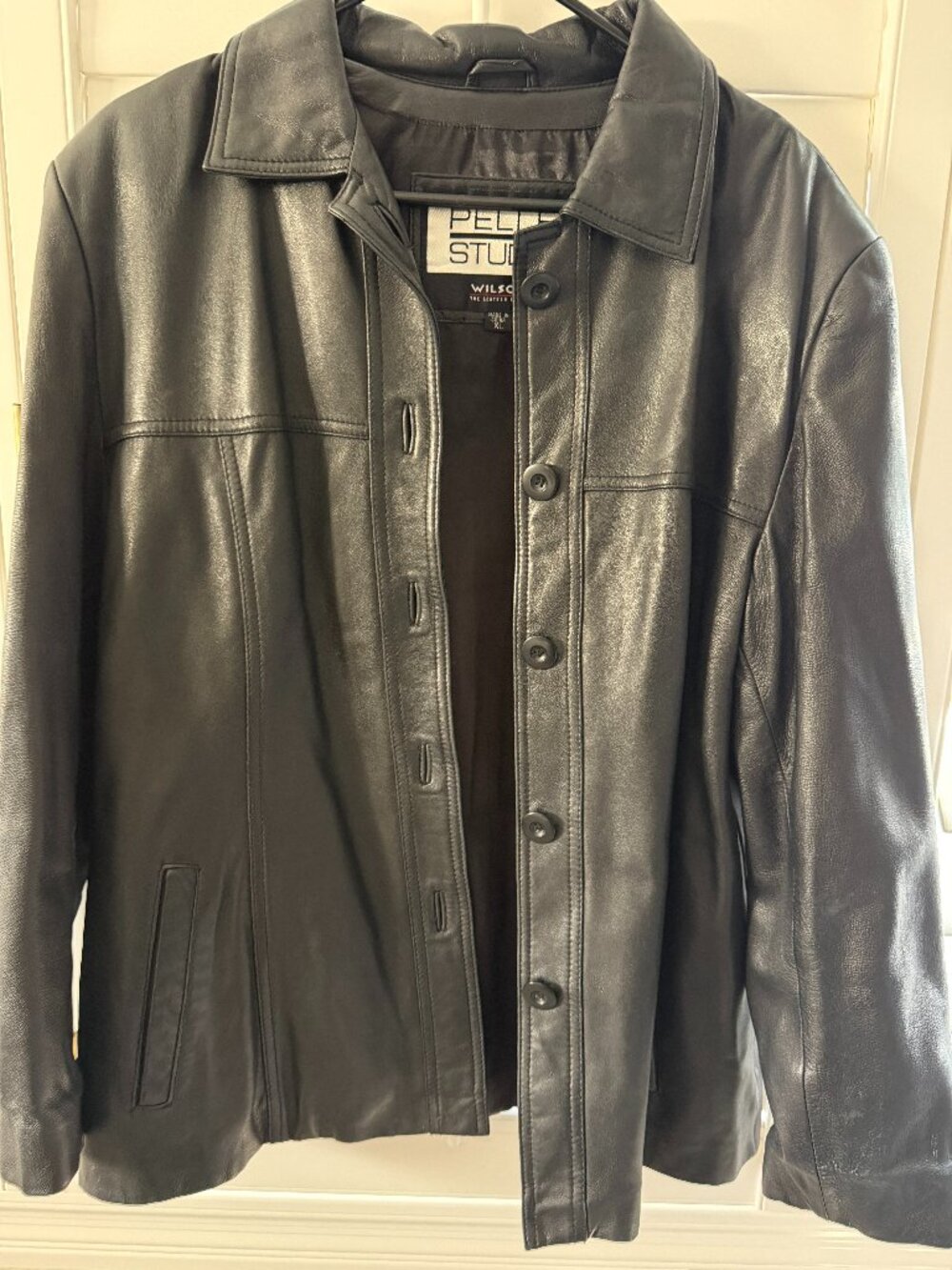 Vintage Pelle Studio 90s Leather Jacket / Shacket — Size XL